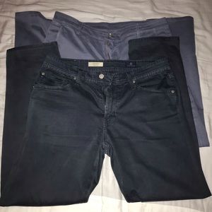 2 pair AG Pants (Waist 32)